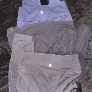 3 used buttersoft leggings XL